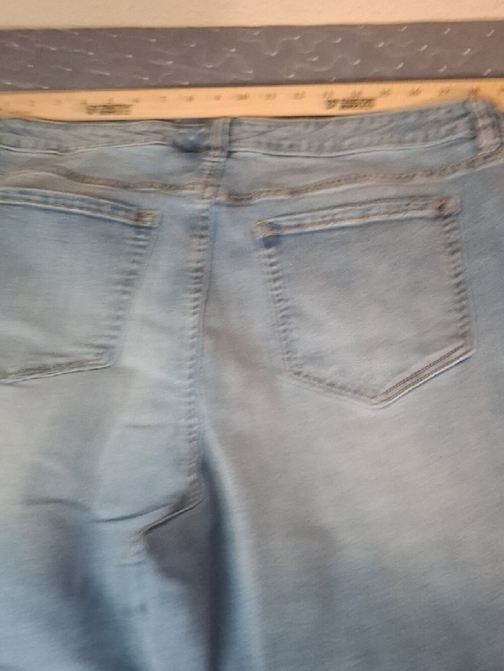 Lane Bryant Flex Magic Waistband Mid Rise Wide Leg Crop Jeans size 18 - Picture 4 of 6